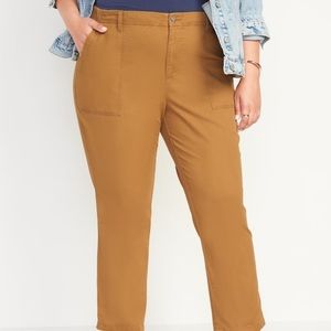 Old Navy high waisted OGC Chino cropped workwear pants for women